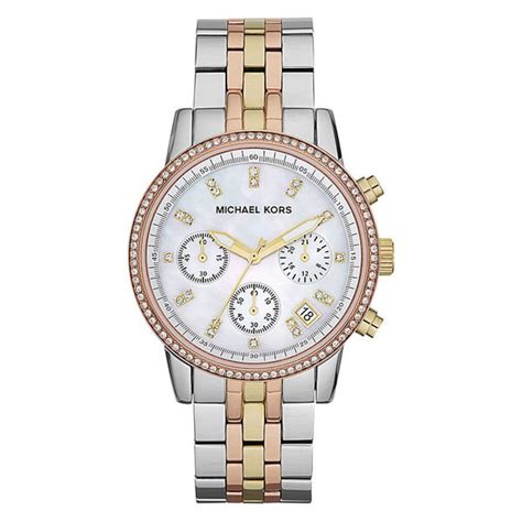 michael kors uhr damen tricolor|michael kors multicolored watches.